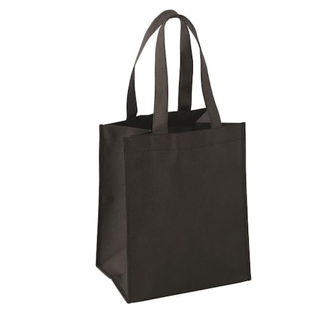 Debco Debco NW8191 Mid Size Non Woven Tote - Black  - 12 Pack NW8191